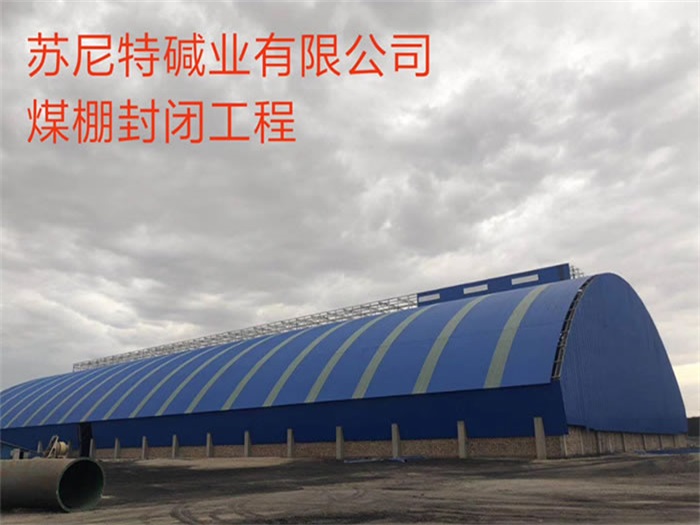 临江苏尼特碱业有限公司煤棚封闭工程